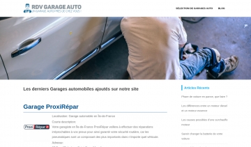 Rdv Garage Auto, l'annuaire des garages automobiles