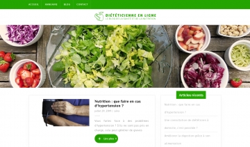 Diététicienne en ligne, le blog sur la santé et la nutrition