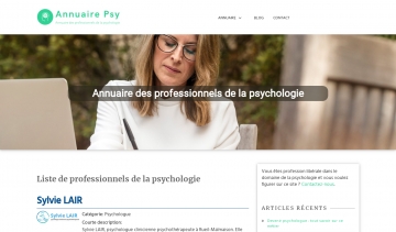 Annuaire Psy, la plateforme qui vous permet de prendre rendez-vous avec un spécialiste