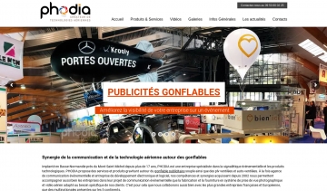 Phodia, conception et fabrication de publicités gonflables