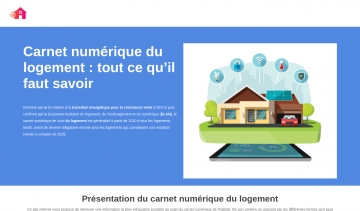  Carnet numérique du logement : tout savoir 