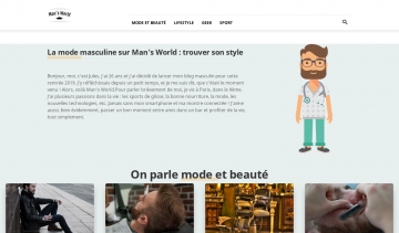 Man's World, blog homme, mode et loisirs