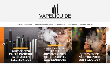 Vapeliquide, le site de la cigarette électronique 
