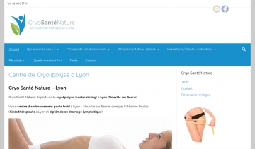 Cryo santé Nature : Cryolipolyse à Lyon