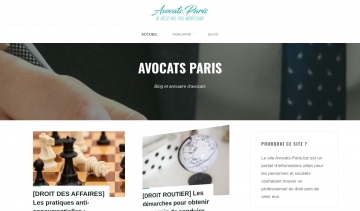 Avocat Paris: annuaire d'avocats exerçant à Paris
