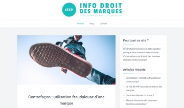  Info Droit des Marques, le blog d'informations utiles 