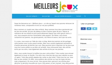 Meilleursjeux, comparatif des meilleurs jeux pour adultes et enfants 