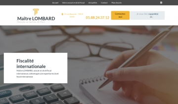 Maître Charlotte LOMBARD, Avocat fiscaliste à Paris 14