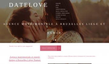 Date Love, agence de rencontre en Belgique