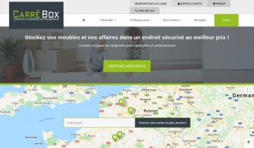 CarréBox : leader de la location de garde-meubles dans les Hauts de France