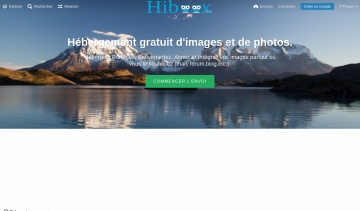 hiboox site pour héberger des photos et des images en ligne 