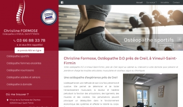 Chrisline Formose, Ostéopathe D.O près de Creil, à Vineuil-Saint-Firmin