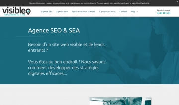 Visibleo, votre agence de création et d’optimisation de sites web