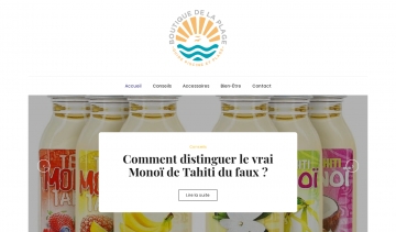 Boutique de la plage, tout savoir sur les vrais monoï