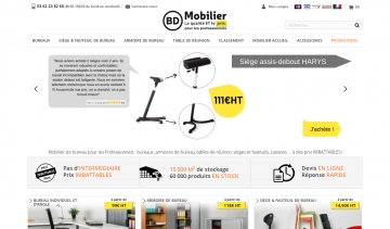 BD Mobilier, votre magasin de mobiliers de bureau professionnel