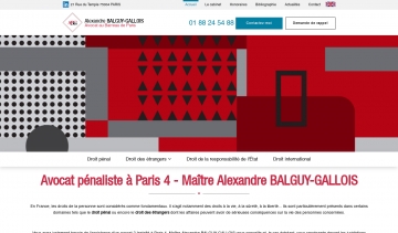 Maître Alexandre BALGUY-GALLOIS, avocat pénaliste à Paris 4