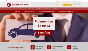 Solution Carte Grise, Service de Carte Grise à Épinay-sur-Seine