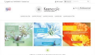 Keenergie, la boutique des produits de massage pour kinésithérapeutes 