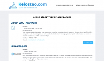 Kelosteo, guide pour mieux comprendre l’ostéopathie