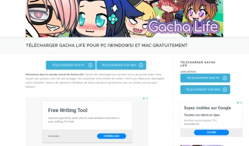 Gacha Life, le jeu à télécharger gratuitement sur support 