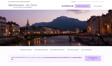 Maître HARTEMANN - DE CICCO, avocat en droit des assurances