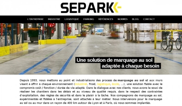 entreprise marquage au sol Separk