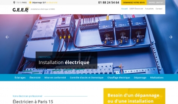GEEP, entreprise d’électricité générale à Paris 15