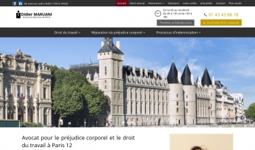 Avocat Maruani, droit de travail et réparation du préjudice corporel