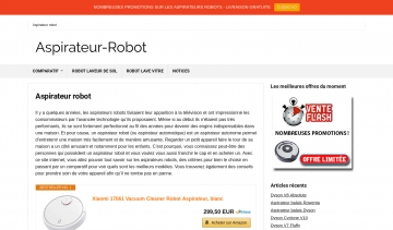 Aspirateur Robot Info, guide d'achat de qualité sur les aspirateurs robots