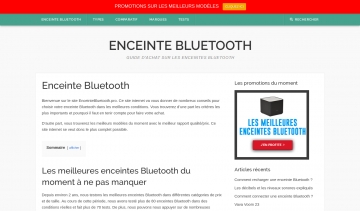 Boutique de vente en ligne des enceintes Bluetooth