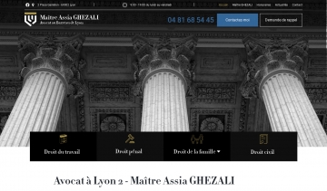 Maître GHEZALI, avocat en droit du travail à Lyon 2 