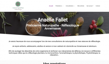 Anaëlle Fallet, votre praticienne naturopathe et réflexologue 