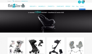 Bébé2luxe, vente en ligne de matériels de puériculture