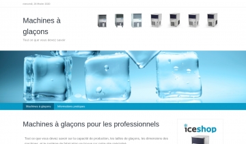 Machineaglacons.pro, site d’informations pratiques sur les machines à glaçons 