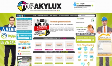 Topakylux, impression de panenaux en akilux