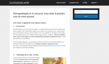 ELEVAGEDELAPIN est un site qui vous aide pour l’élevage de lapin.