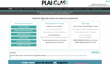 Plakglass, la boutique en ligne de la découpe de verre sur mesure