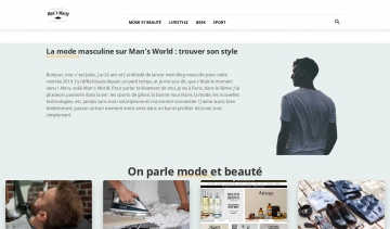 Man's World : la mode masculine