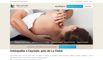 Remi-cazalens-osteopathe.fr : ostéopathe à Ceyreste, un service de qualité
