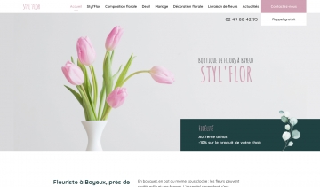 Styl'flor : boutique de vente des fleurs à Bayeux