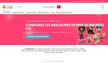 Poupée LOL, de magnifiques poupées qui sont vendues à prix réduit