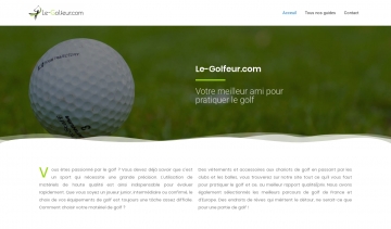 Le-golfeur.com, le blog dédié aux golfeurs 