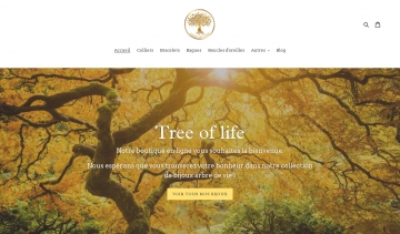 Tree of Life, achetez des bijoux qui représentent l'arbre de vie