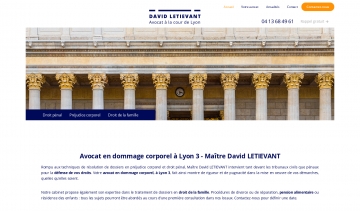 Avocat LETIEVANT, avocat spécialisé en dommage corporel à Lyon