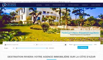 Destination Riviera Agence immobilière Côte d'Azur Roquebrune Cap Martin
