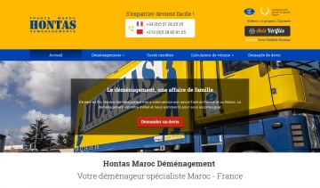 Hontas Maroc Déménagement, spécialiste de déménagement Maroc - France
