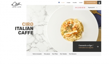 Ciro Italian Caffé : restaurant italien à Valbonne