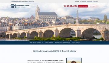 Emmanuelle FOSSIER : avocate au barreau de Blois