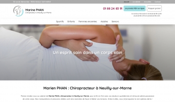 Marine PHAN, votre chiropracteur à Neuilly-sur-Marne