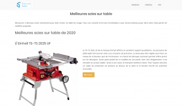 Volo, meilleur site sur les tables de sciage performantes 